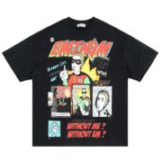 Eminem Iconic: Comic Black Tee for Fans