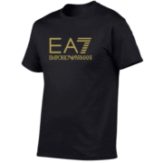 Emporio Armani EA7 Stylish Black T-Shirt