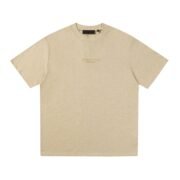 Essentials Basic Logo Beige Tee