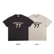 Essentials 77 Black Beige Tees