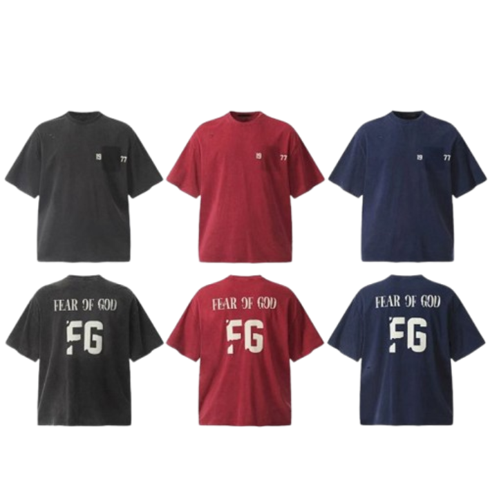 Fear of God Unique 77 Color T-Shirts