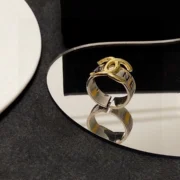 Fendi FF Logo Attractive Ring