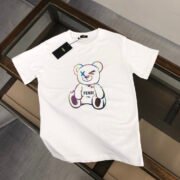 Fendi Teddy Bear White Graphic Tee