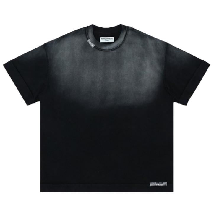 Forgiveness Ombre's Unique Black Casual T-shirt