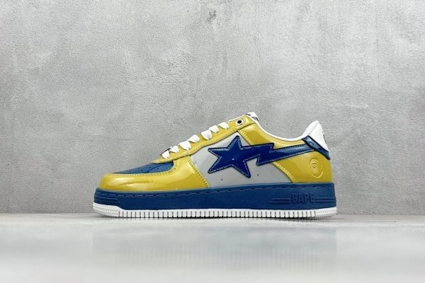 GAP BAPE x GAP: Yellow - Blue Star Sneakers