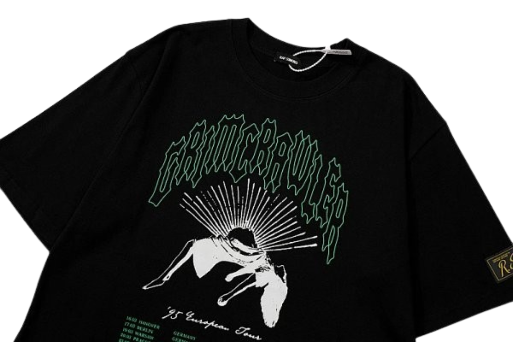GRIMCRAWLER: Edgy Tour Black T-shirt