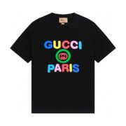 GUCCI: Paris Black Direct Maker's Tee