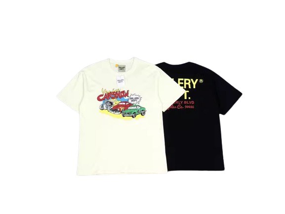 Gallery Dept. Cool Cars Graphic White T-shirt
