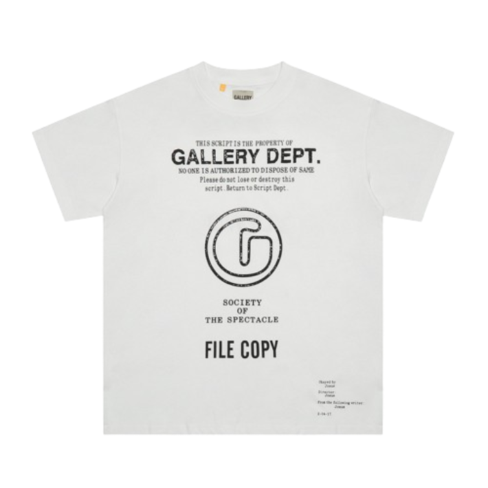 Gallery Dept. Spectacle File Copy White Tee