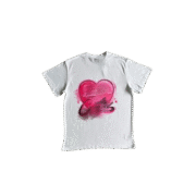 Graphic Heart White T-Shirt