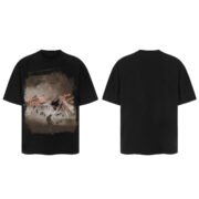 Graphic Print Tee Black Novelty