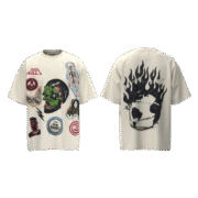 Graphic Printed - Clean White T-Shirt