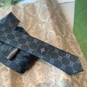 Gucci Sophisticated GG Patterned Silk Tie