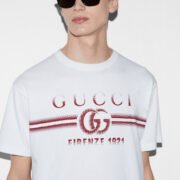 Gucci White Graphic Logo Special 03