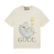 Gucci: Cream Hippo & Bird Graphic Delight