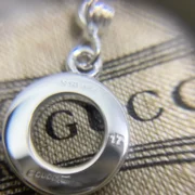 Gucci Stunning Sterling Silver 'G' Pendant