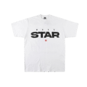 HELL STAR: Fiery White T-Shirt