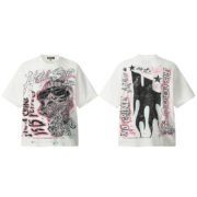 Hellsing White Graphic Print Tee