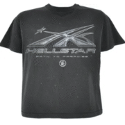 Hellstar Black Chrome Logo Tee