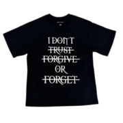 I DON'T TRUST Stylish Black T-Shirt