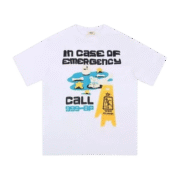 In Case of Emergency Pure White T-shirt