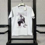 Jordan Michael Jordan's White Graphic Tee