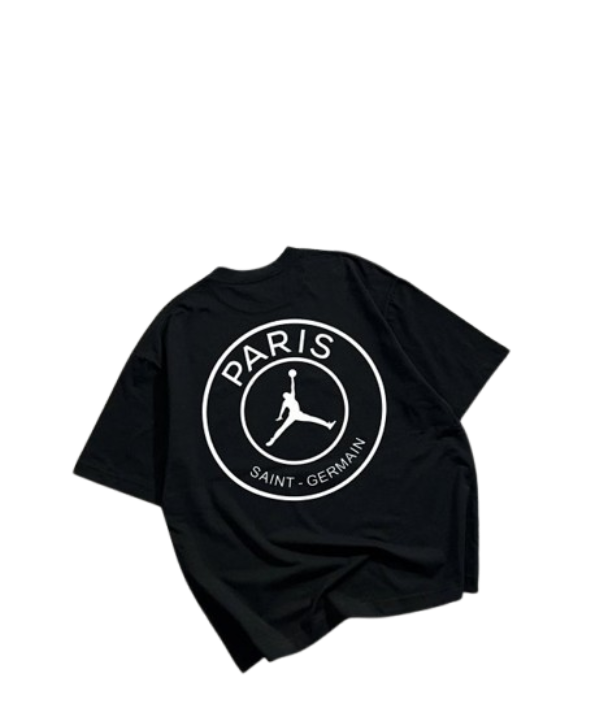 Jordan's Paris Saint-Germain Black Tee