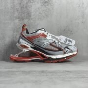 K Alexander Grey Red Running Kicks
