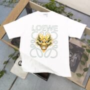 LOEWE Striking Dragon White Graphic