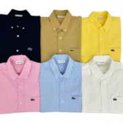 Lacoste - Breathable Linen Shirts 6 Variants