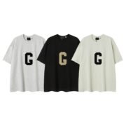 Letter G Graphic Tee Vivid Tones