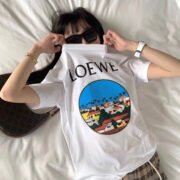 Loewe's Graphic Print White Wear