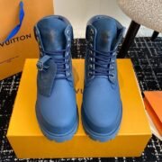 Louis Vuitton Striking Blue Boots