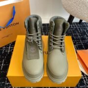 Louis Vuitton's Olive Green Boots