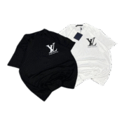 Louis Vuitton Logo Black/White T - Shirt Style