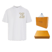 Louis Vuitton Logo White T - Shirt No Middleman