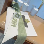 MISS Dior Pretty Ribbon with Gold Star Pin