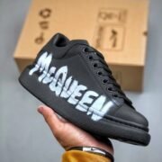 McQueen: Sleek Black Sneakers