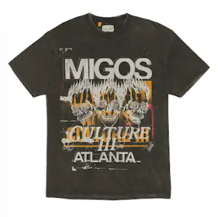 Migos x Gallery Dept Three Skulls Tee