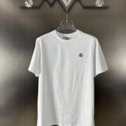 Moncler's Stunning Embroidered White Logo