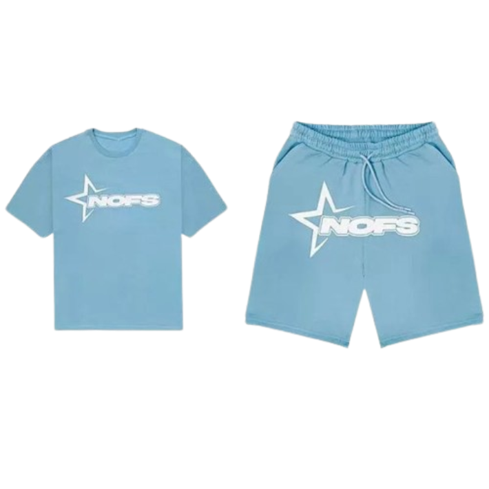NOFS Light Blue T-shirt Set