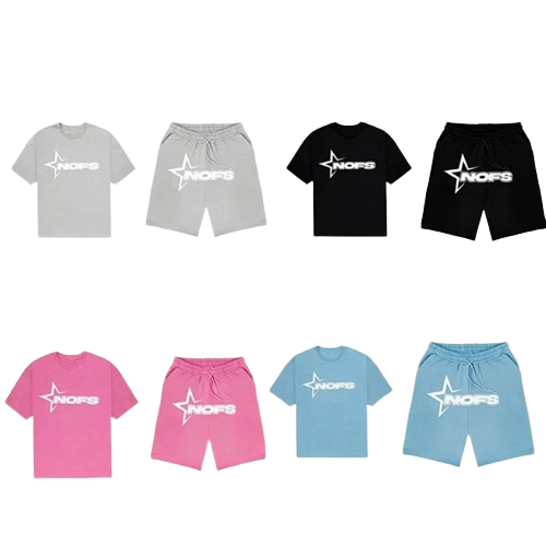 NOFS T-shirt & Shorts Set - Bright Hues