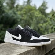 Nike Air Jordan 1 Low Black Trendy Shoes