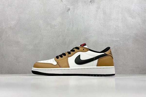 Nike Air Jordan 1 Low: Brown White Black Style