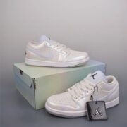Nike Air Jordan 1 Low White Classic Shoes 18