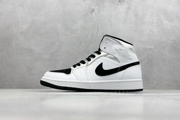 Air Jordan 1 Mid White-Black Contrast