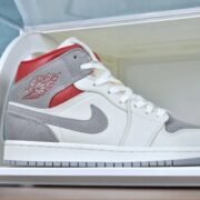 Nike Air Jordan 1 Mid White On - Sale Shoes