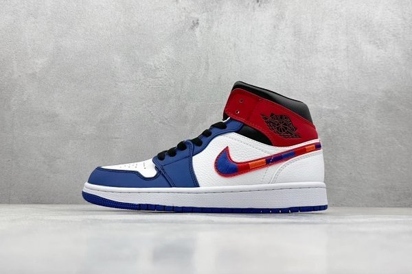 Air Jordan 1 Retro High OG: Blue Red White Mix