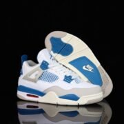 Nike Air Jordan 4 Blue Striking Shoes