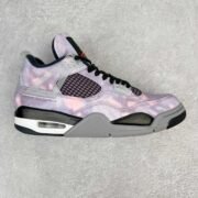 Nike Air Jordan 4: Purple - Pink - Black